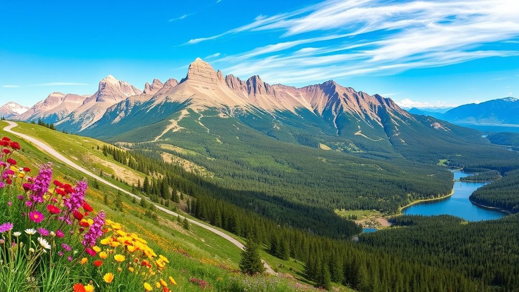 mountain hikes and local shops