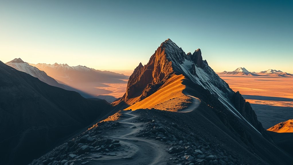 mountain to desert transition