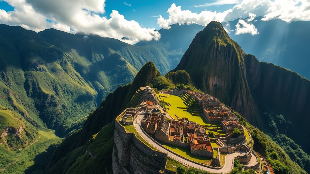 mysterious incan mountain city