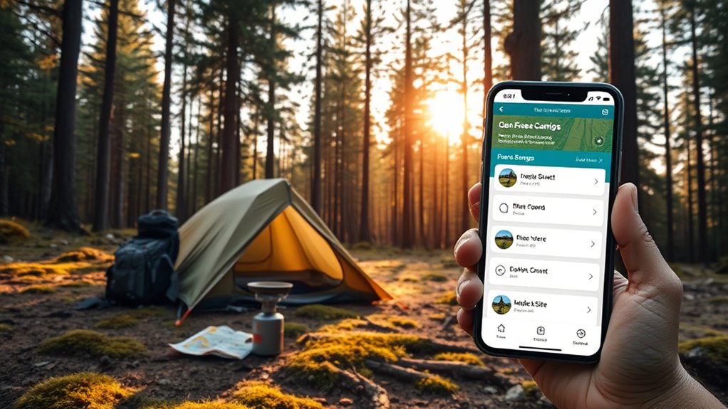 online campsite search tools