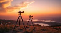 optimal sunset photography timing