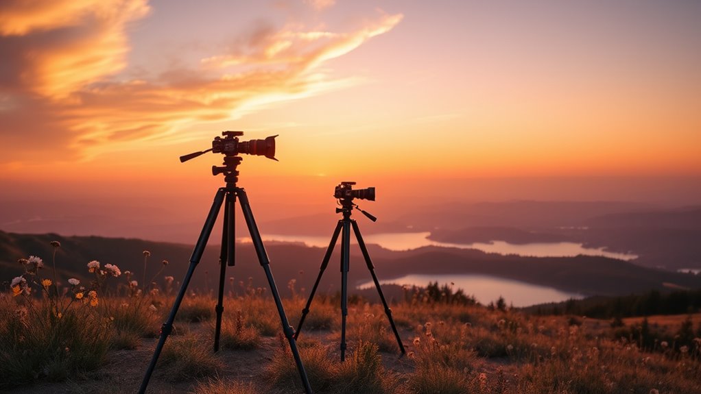 optimal sunset photography timing