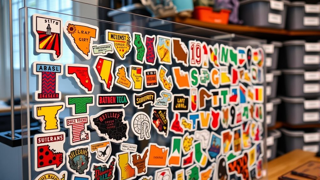 organize display categorize inspire