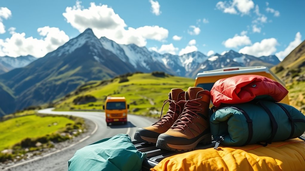 pack weather and safety gear