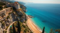 peloponnese castles and beaches