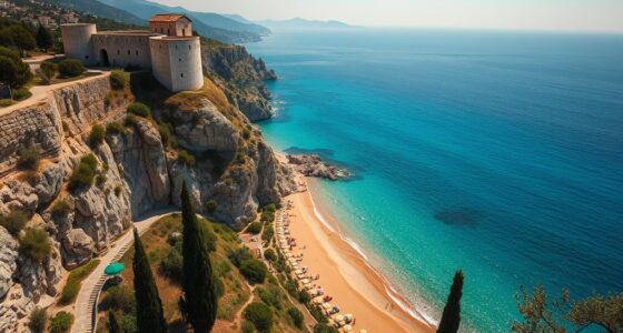 peloponnese castles and beaches