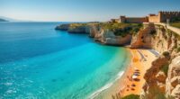 peloponnese castles and beaches