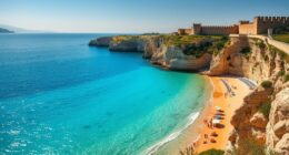 peloponnese castles and beaches