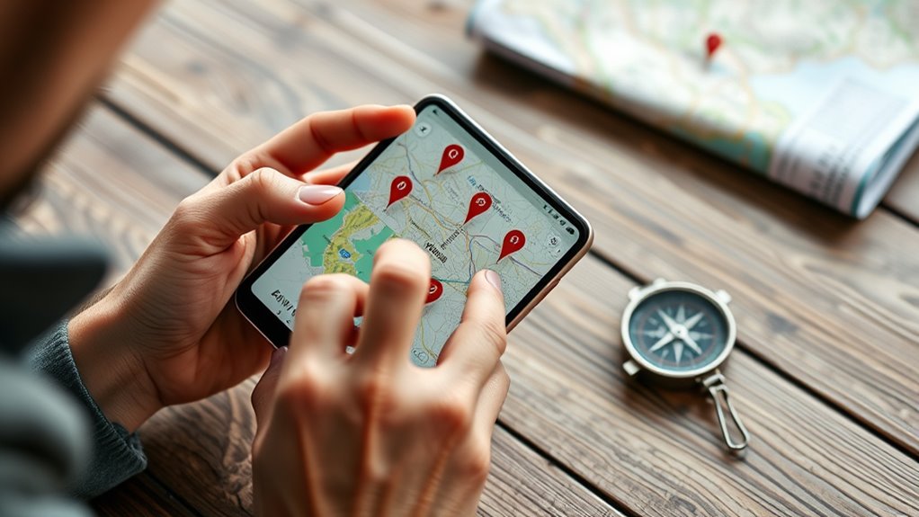 plan destinations download maps