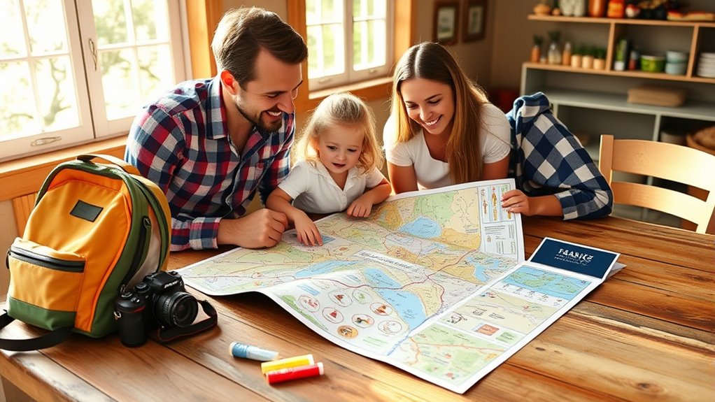 plan flexible family roadtrip