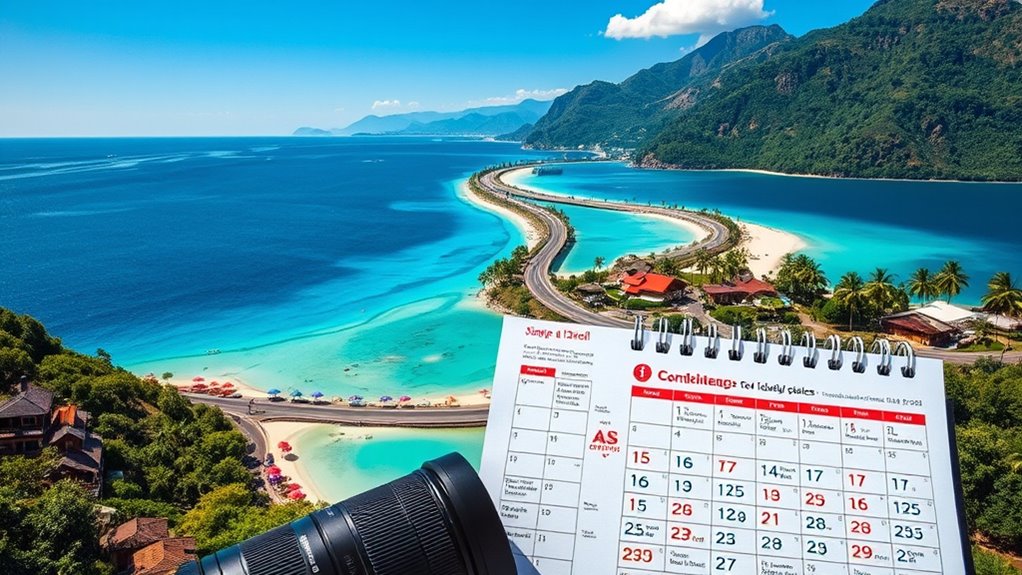 plan holidays around peak times