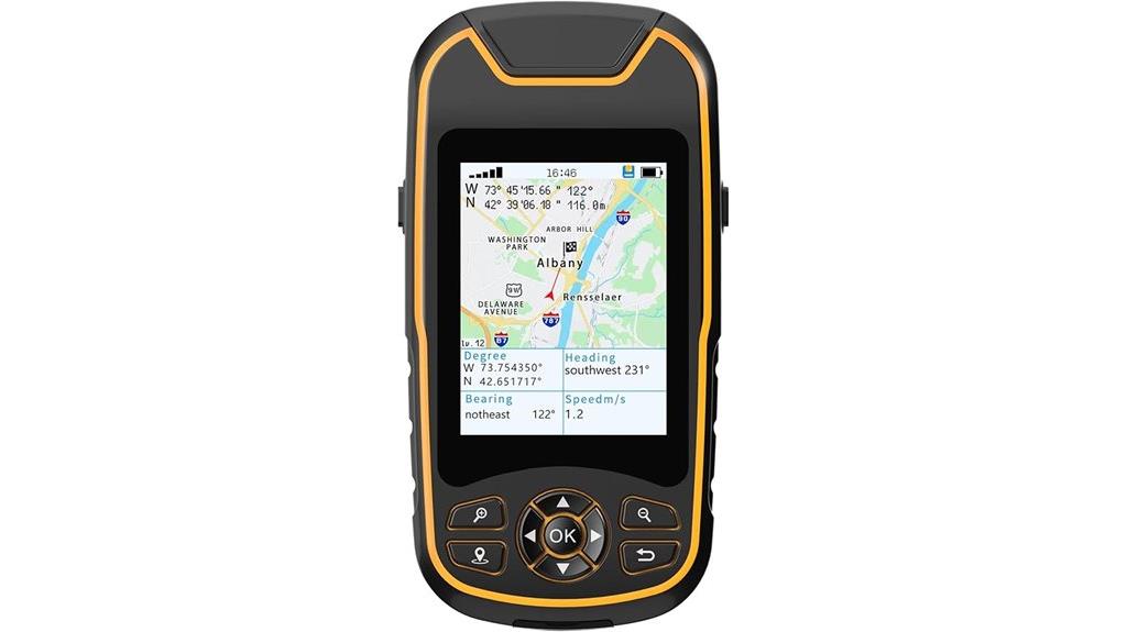 portable hiking gps device
