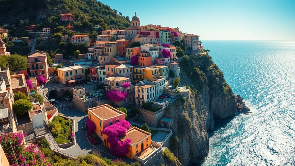 positano scenic seaside dining
