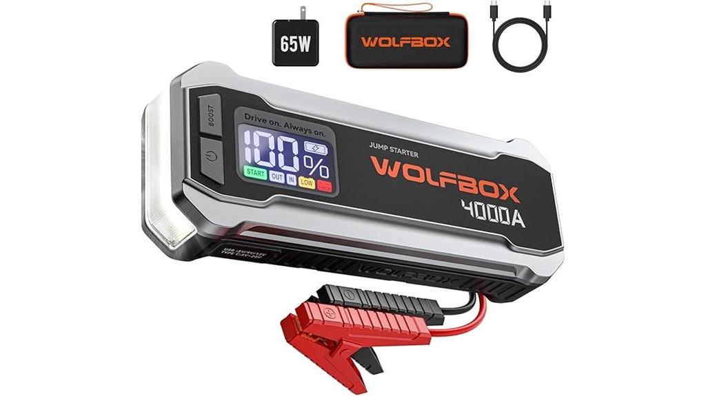 powerful jump starter kit