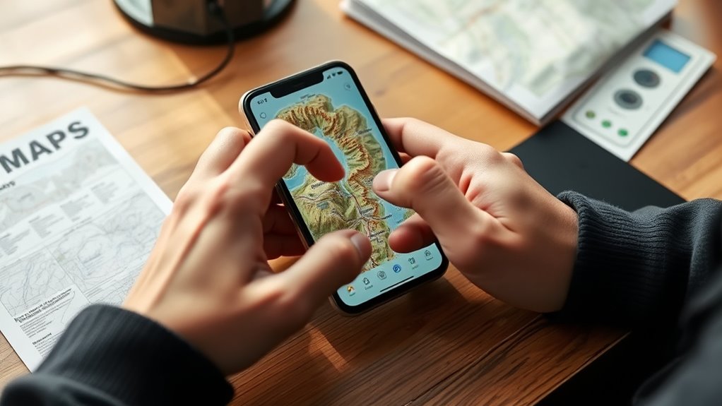 prepare device for offline maps