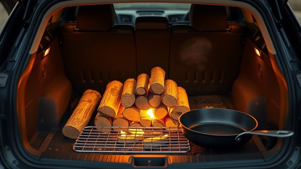 prepare fire for cooking