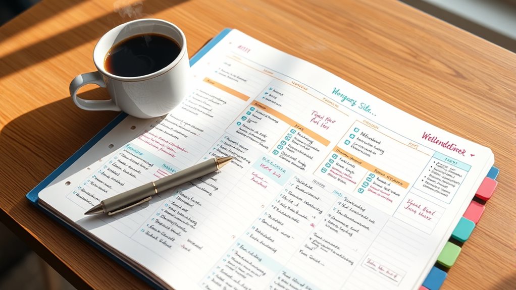 prioritize schedule review balance