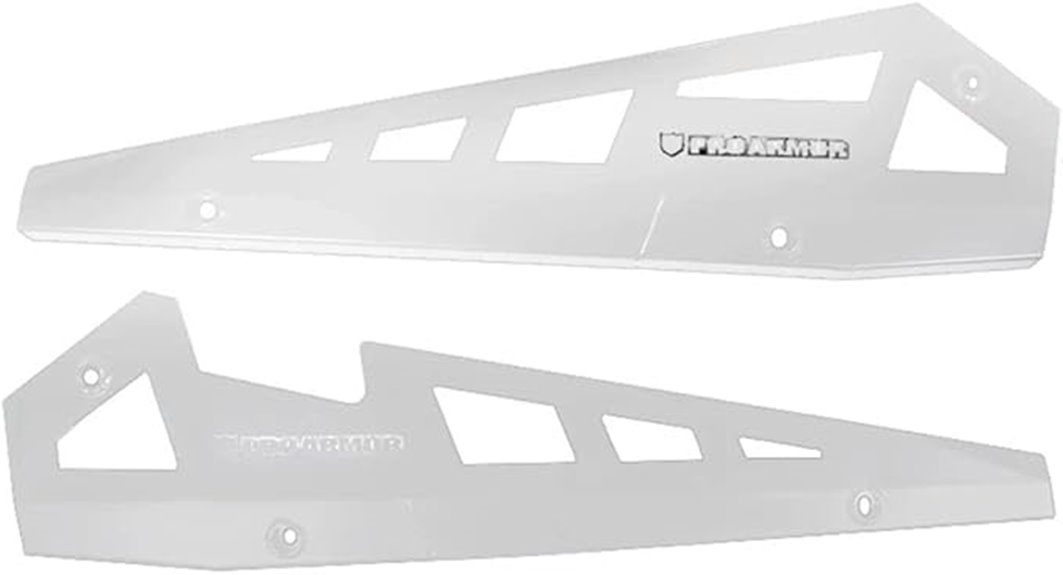 pro armor white rock sliders