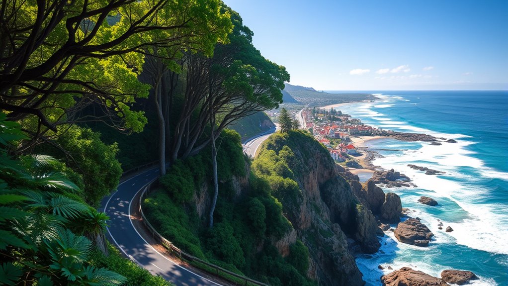 rainforests coastal towns exploration