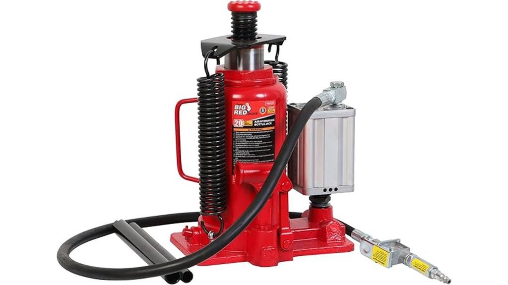 red 20 ton aluminum jack