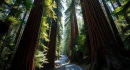 redwood highway in north
