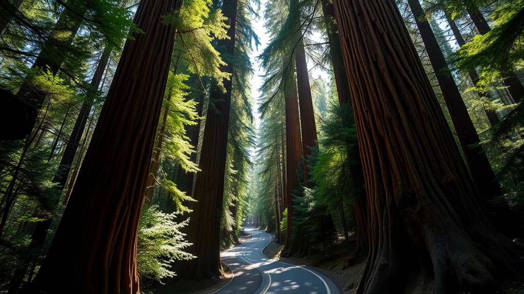 redwood highway in north