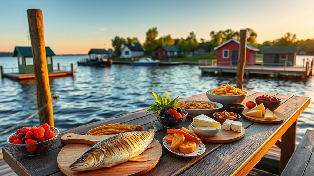 regional lakeside comfort foods