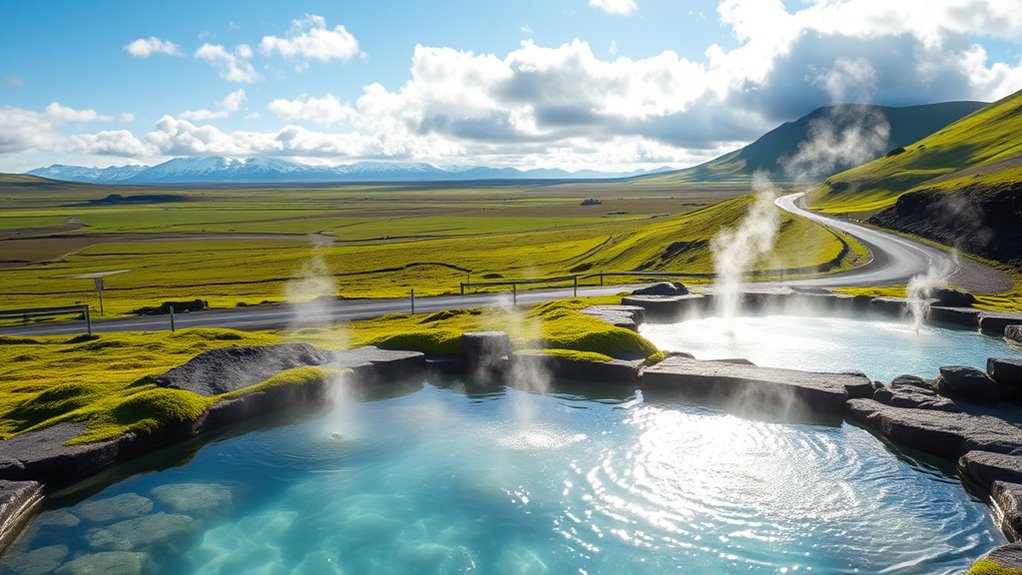 relaxing geothermal bath experience