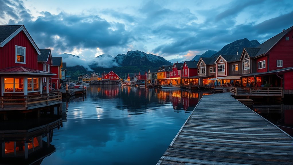 relaxing in charming towns