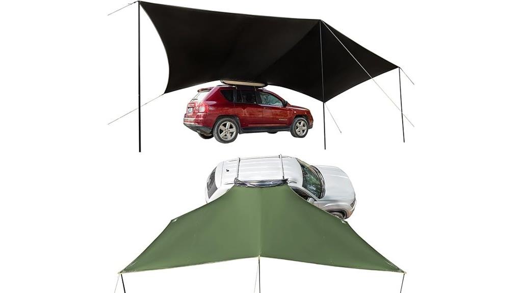 retractable blackout vehicle awning