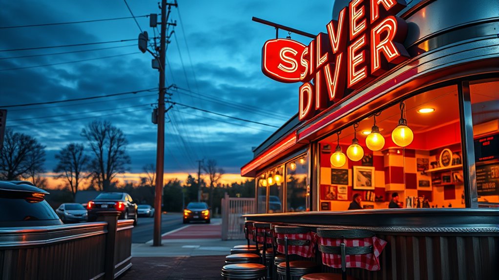 retro diner nostalgic ambiance