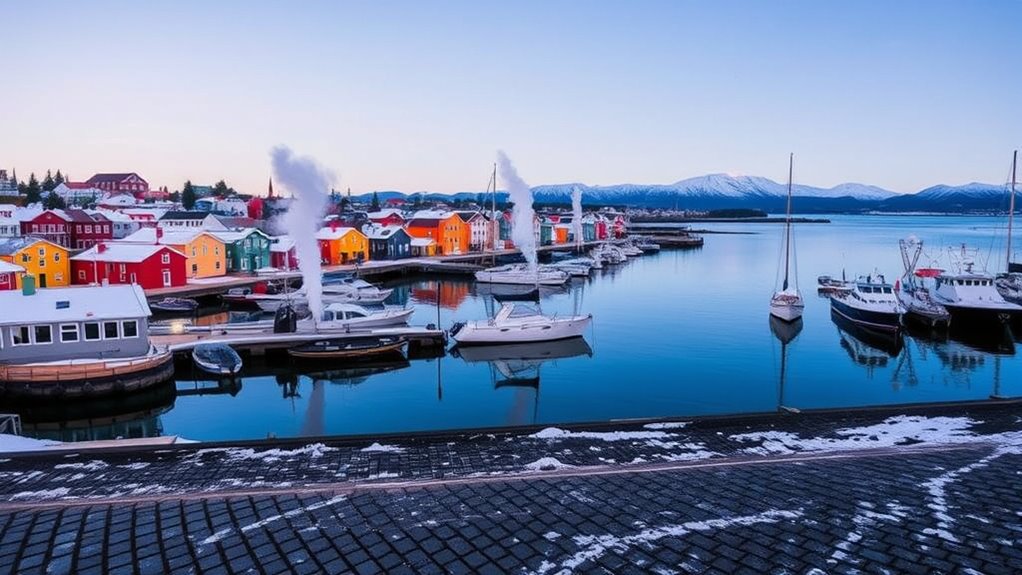 reykjavik winter wildlife relaxation