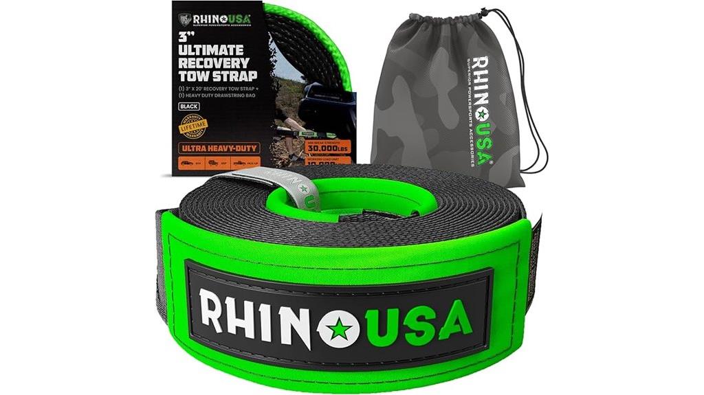 rhino tow strap strength