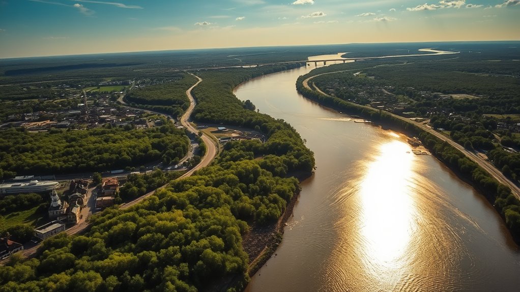 river landmarks and historical sites
