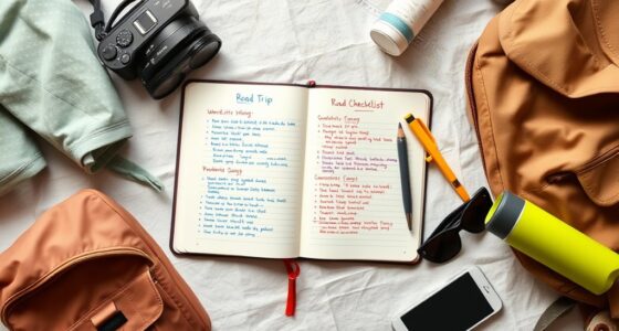 road trip packing checklist