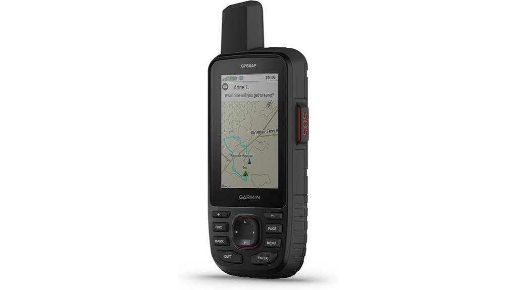 rugged handheld gps device