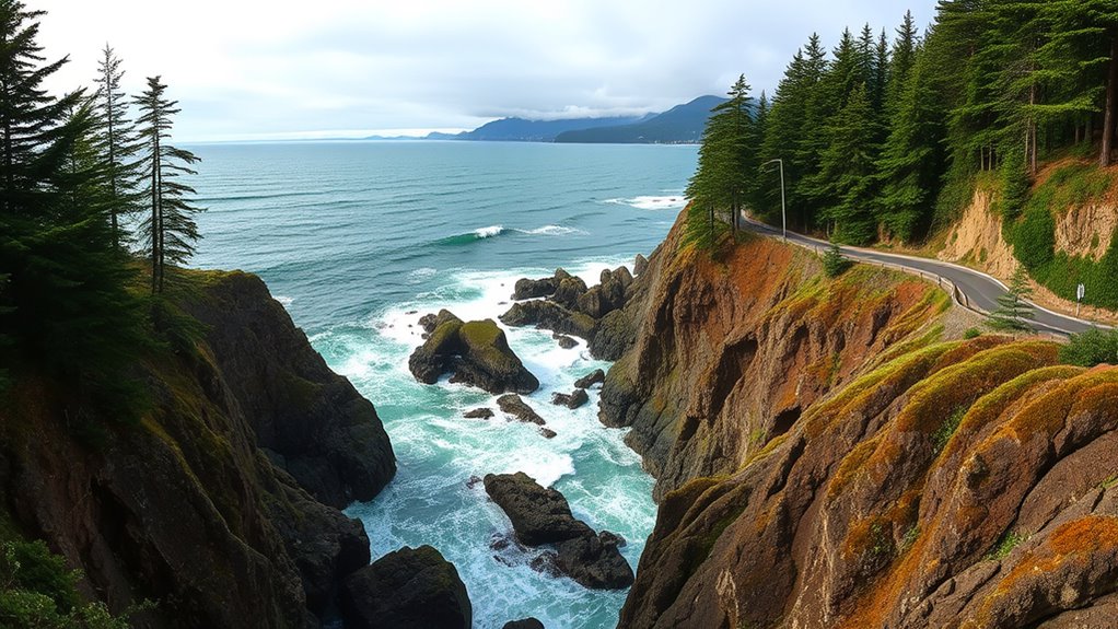 scenic coastal drive views