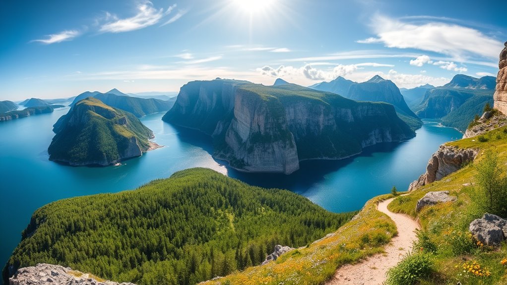 scenic landmarks and ecosystems