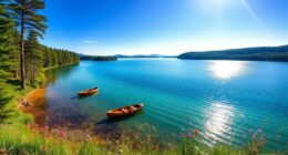 scenic loop of masurian lakes