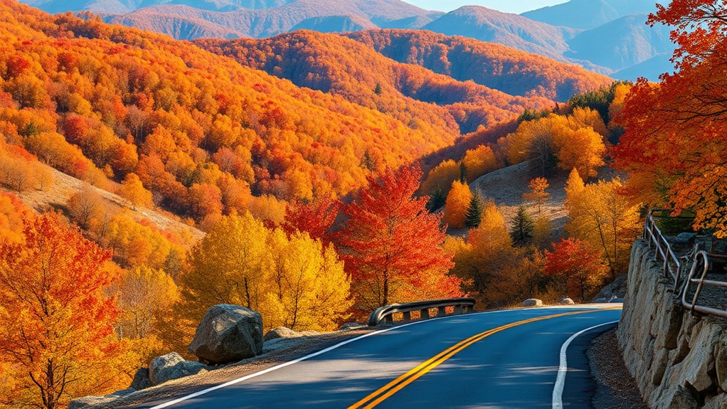 scenic overlooks with vibrant foliage