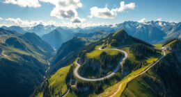 scenic romanian mountain route