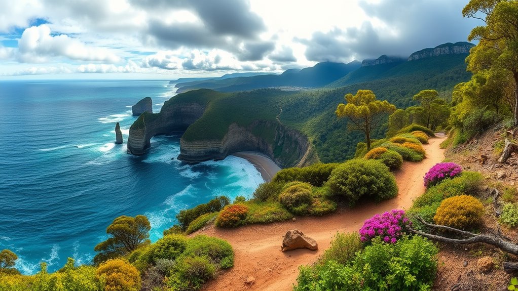 scenic trails and wildflowers