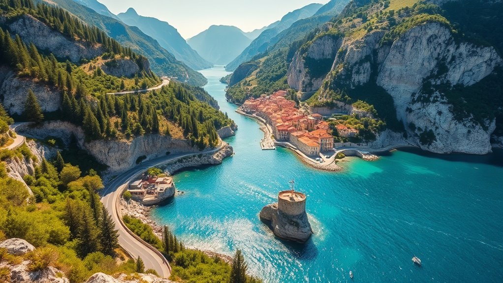 scenic viewpoints and historic sites