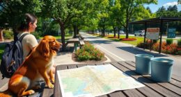 schedule pet friendly rest stops