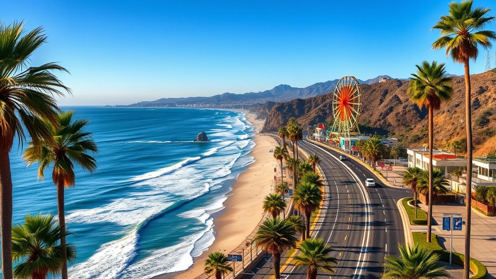 seaside shopping and dining
