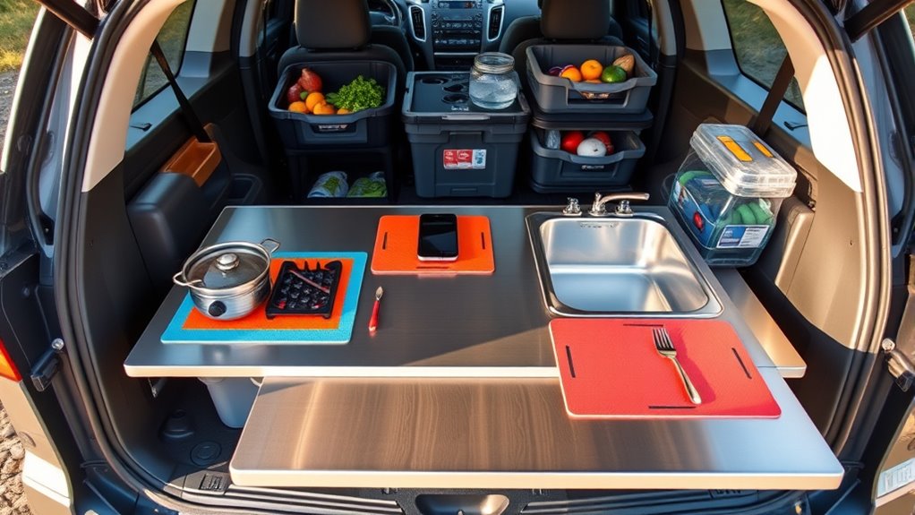 select suitable kitchen station