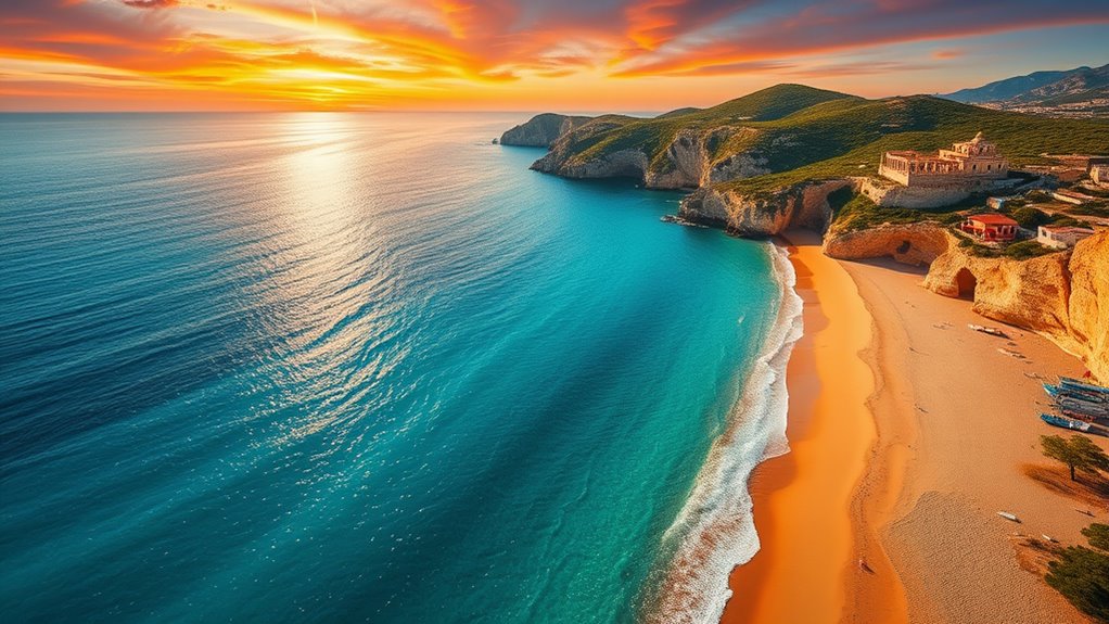 serene beaches with natural beauty