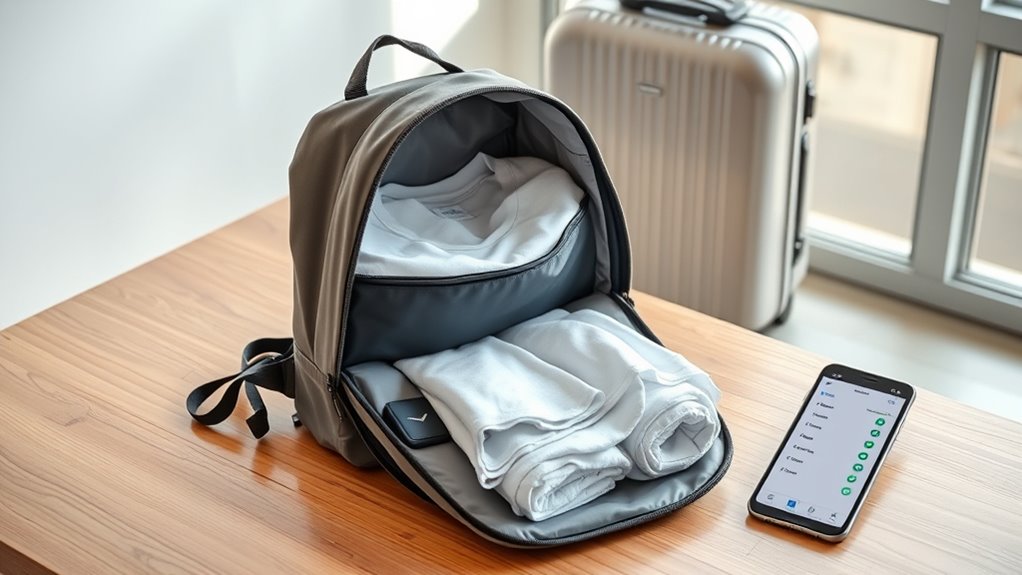 smart tech for light packing