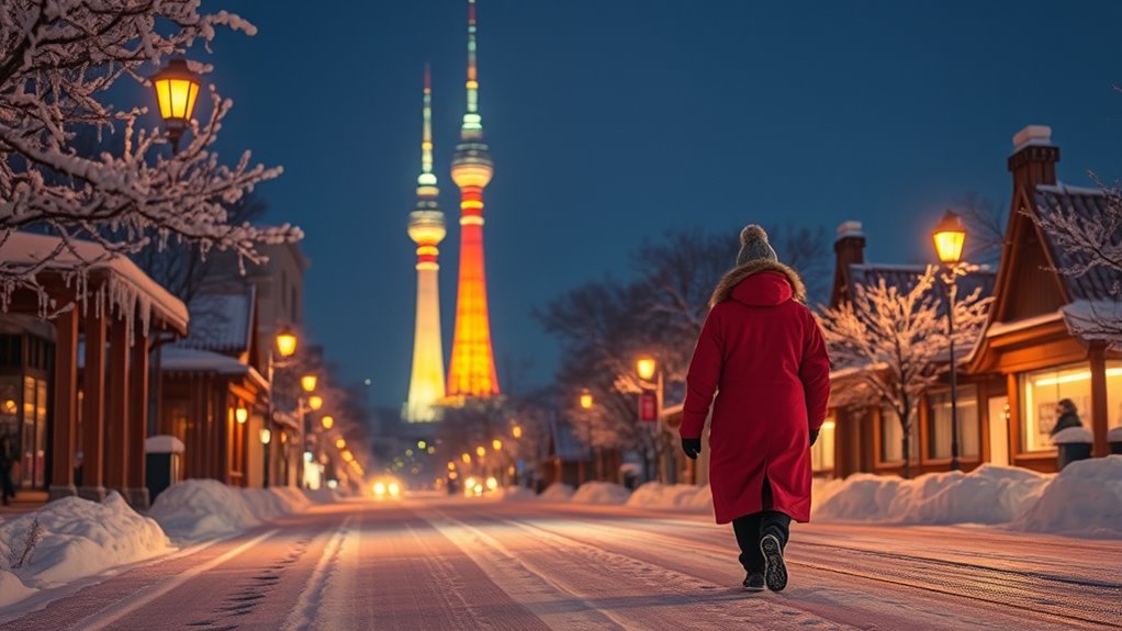 snowy sapporo winter attractions