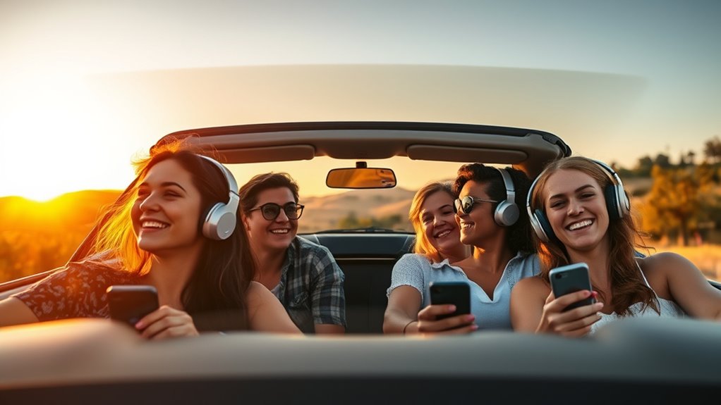 soothing ambient driving music